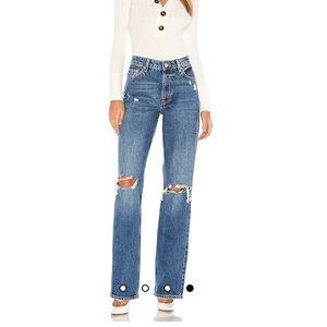 Free People Wild Flower Jean in Pacific Blue